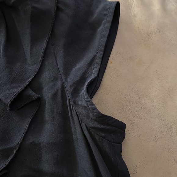 Rebecca Taylor Navy Ruffle Tweed Skirt Dress💙❤️💙 - Picture 6 of 11